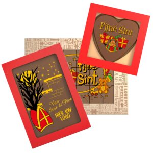 Sinterklaas Chocolade Puzzels Harten en Kaarten